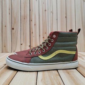 Vans Men's Sk8-Hi MTE DX High Top Skate Shoes Size 12 Green Ballistic/Tortoise